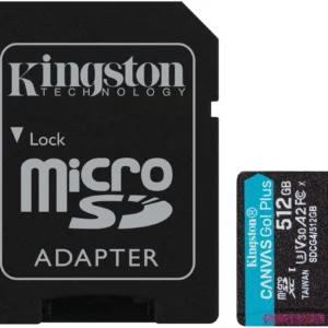 Флеш карта microSDXC 512GB Kingston SDCG4/512GB Canvas Go! Plus V10 A2 + adapter