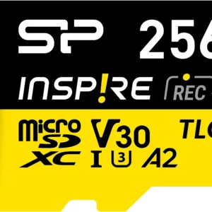 Флеш карта microSDXC 256GB Silicon Power SP256GBSTXLA2V1N Inspire V30 A2 + adapter
