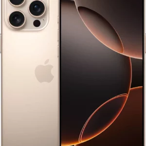 Смартфон Apple A3296 iPhone 16 Pro Max 256Gb бежевый титан моноблок 3G 4G 1Sim 6.9" 1320x2868 iOS 18 48Mpix 802.11 a/b/g/n/ac/ax/be NFC GPS Protect