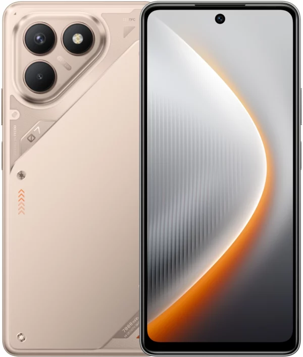Смартфон Tecno POVA 7 Neo 256Gb 8Gb титановый моноблок 3G 4G 6.8" 1080x2460 Android 14 50Mpix 802.11 a/b/g/n/ac NFC GPS GSM900/1800 Protect