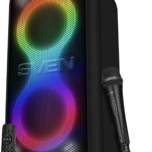 Колонка порт. Sven АС PS-1000 черный 160W 1.0 BT/3.5Jack 8000mAh (SV-022686)