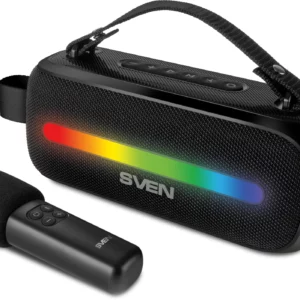 Колонка порт. Sven АС PS-255 черный 12W 1.0 BT/USB 3600mAh (SV-022563)