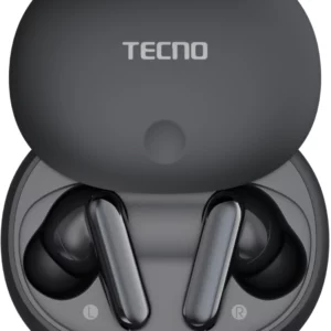 Наушники вкладыши Tecno TU01 черный беспроводные bluetooth (TU01 AIR ELEGANT BLACK)