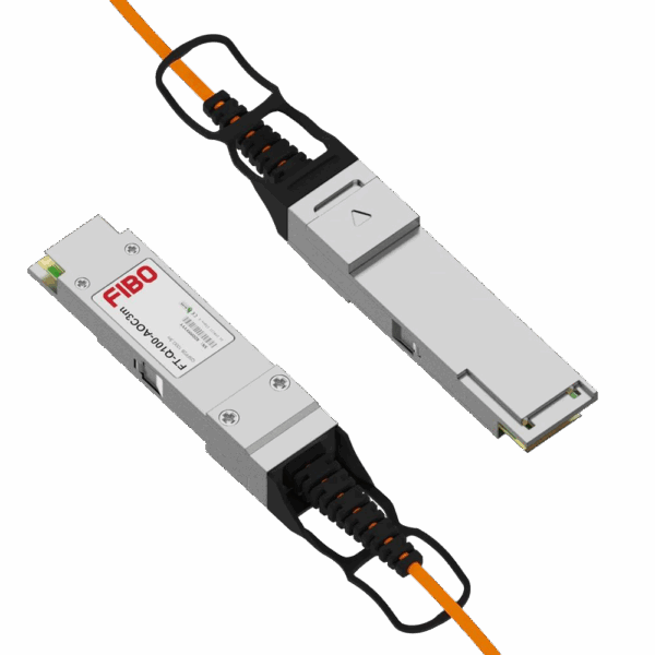 Кабель / ООО "ФИБО-ТЕЛЕКОМ" FT-Q100-AOC3m / Кабель/ FT-Q100-AOC3m QSFP28 AOC модуль 100G, оптический кабель, 3 метра