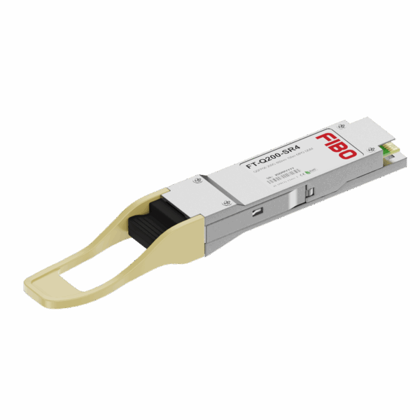 Трансивер / Fibo FT-Q200-SR4 / Трансивер/ FIBO FT-Q200-SR4 модуль QSFP56, 200G, до 100м, TX 850нм, MTP/MPO, DDM