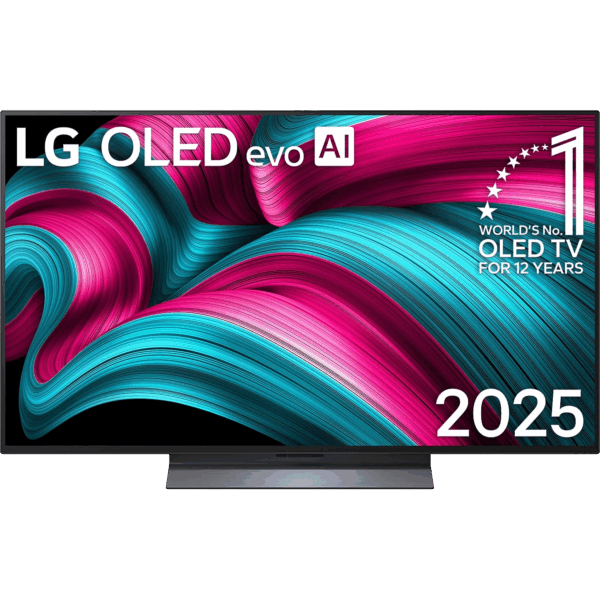 Телевизор 48`` LG / LG OLED48C5RLA.ARUG / Телевизор 48`` LG/ 48`` OLED, Ultra HD, Smart TV, WebOS, Bluetooth, MR NFC, 120Hz Native (VRR 144Hz), 2.2ch 40Вт Dolby Atmos, 2хHDMI, 3хUSB, 1 Pole, Charcoal Black, 2025
