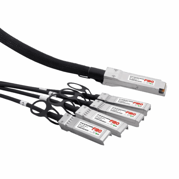 Кабель / ООО "ФИБО-ТЕЛЕКОМ" FT-Q100-4S25-DAC5m / Кабель/ FIBO FT-Q100-4S25-DAC5m QSFP28 100G x 4SFP28 25G DAC модуль, медный кабель, 5 метров