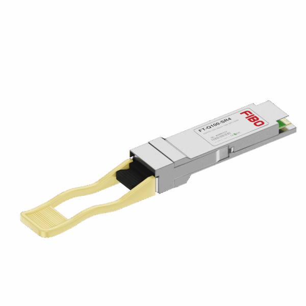 Трансивер / Fibo FT-Q100-SR4 / Трансивер/ FIBO FT-Q100-SR4 модуль QSFP28 100GBASE-SR4, разъем MPO, дальность до 100м