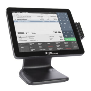Сенсорный моноблок POSCenter POS101 (15", PCAP, WB-J3455, RAM 8Gb, SSD M2 256Gb, MSR) с Windows