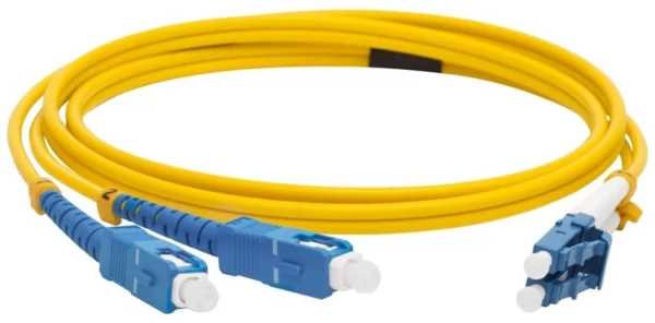 Кабель Патч-корд Lanmaster (LAN-2LC-2SC/SU-2.0) 2x9/125 OS1/OS2 LC дуплекс-SC дуплекс 2м