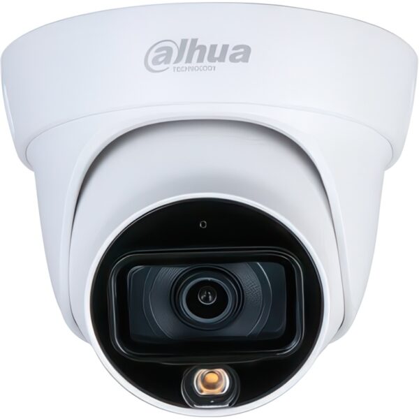 Уличная купольная IP-видеокамера Full-color, 2Мп; 1/2.8 CMOS; объектив 3.6мм; чувствительность 0.0017лк@F1.0 сжатие H.265+ H.265 H.264+ H.264 MJPEG; 2 потока до 2Мп@25к/с; LED-подсветка до 30м; встроенный микрофон; защита IP67; питание 12В(DC) PoE / Dahua DH-IPC-HDW1239TP-A-LED-0360B-S5 / Уличная купольная IP-видеокамера Full-color, 2Мп; 1/2.8 CMOS; объектив 3.6мм; чувствительность 0.0017лк@F1.0 сжатие H.265+ H.265 H.264+ H.264 MJPEG; 2 потока до 2Мп@25к/с; LED-подсветка до 30м; встроенный микрофон; защита IP67; питание 12В(DC) PoE