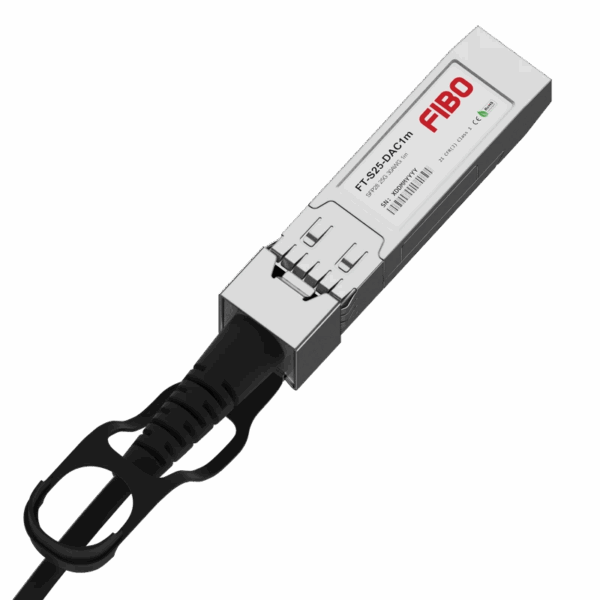 Кабель / ООО "ФИБО-ТЕЛЕКОМ" FT-S25-DAC1m / Кабель/ FIBO FT-S25-DAC1m SFP28 DAC модуль, медный кабель Belden, 1 метр