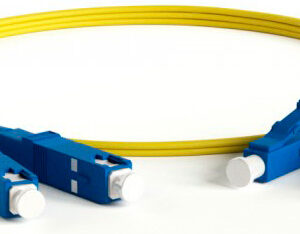 Патч-корд Lanmaster TWT-2LC-2SC/SU-1.0 2x9/125 OS1/OS2 LC дуплекс-SC дуплекс 1м ПВХ желтый