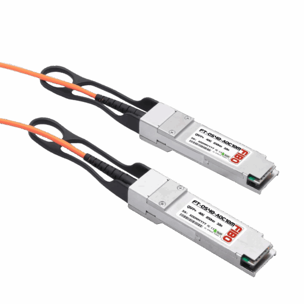 Кабель / ООО "ФИБО-ТЕЛЕКОМ" FT-Q40-AOC10m / Кабель/ FIBO FT-Q40-AOC10m QSFP AOC модуль 40G, оптический кабель, 10 метров