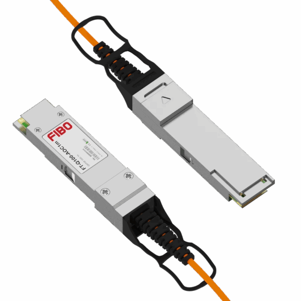 Кабель / ООО "ФИБО-ТЕЛЕКОМ" FT-Q100-AOC1m / Кабель/ FT-Q100-AOC1m QSFP28 AOC модуль 100G, оптический кабель, 1 метр