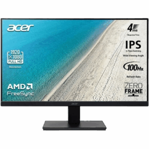 Монитор / Acer UM.WV7CD.303 / Монитор/ ACER V227QE3biv 21,5``, ZeroFrame, Black, 169, IPS, 1920x1080, 4ms, 250cd, 100Hz, 1xVGA + 1xHDMI(1.4), sync FreeSync