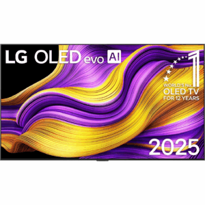 Телевизор 65`` LG / LG OLED65G5RLA.ARUG / Телевизор 65`` LG/ 65`` OLED, Gallery, Ultra HD, Smart TV, WebOS, Bluetooth, MR NFC, 120Hz Native (VRR 165Hz), 4.2ch (60W) Dolby Atmos, 2хHDMI, 3хUSB, One Wall Mount, Rocky Black, 2025