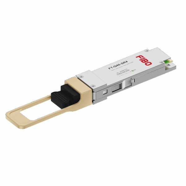 Трансивер / Fibo FT-Q40-SR4 / Трансивер/ FIBO FT-Q40-SR4 модуль QSFP+ , 40 G, до 100 м OM3 и 150 м OM4, TX 850 нм, MPO/MTP, DDM