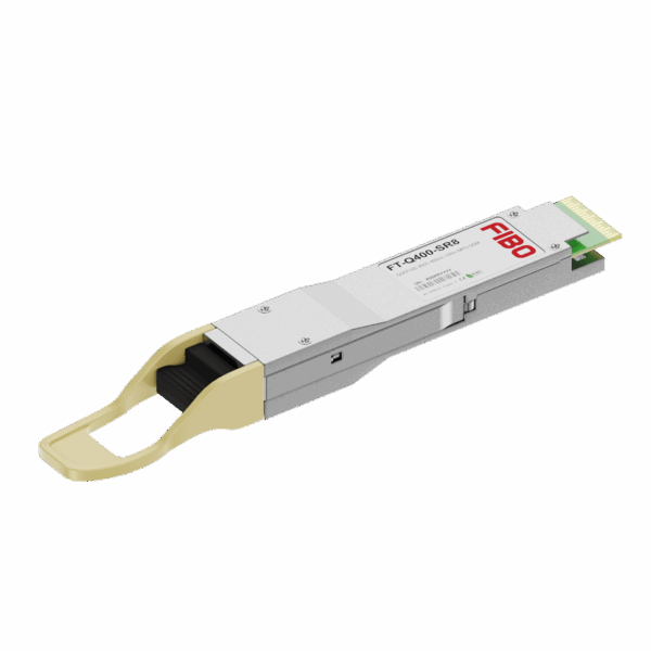 Трансивер / Fibo FT-Q400-SR8 / Трансивер/ FIBO FT-Q400-SR8 модуль QSFP-DD, 400G, до 100м, TX 850нм, MTP/MPO-16, DDM