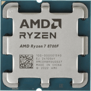 Процессор / AMD Ryzen 7 8700F / Процессор/ CPU AM5 AMD Ryzen 7 8700F (Phoenix, 8C/16T, 4.1/5.0GHz, 16MB, 65W) OEM
