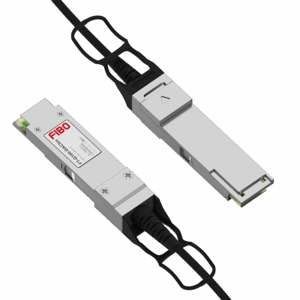 Кабель / ООО "ФИБО-ТЕЛЕКОМ" FT-Q100-DAC5m / Кабель/ FIBO FT-Q100-DAC5m QSFP28 to QSFP28 DAC модуль, медный кабель Belden, 5 метров