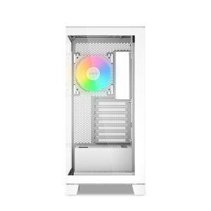 Корпус ПК без блока питания / SAMA V50 White V50-WHADA4X1-GL / Корпус ПК без блока питания/ Case SAMA V50 White, Midi-Tower, TG, 4x120mm ARGB, 2xUSB 3.0 + 1xUSB 3.1 Type-C, ATX, mATX, mITX White