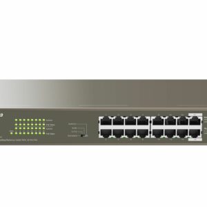 Коммутатор / Tenda TEG1116P-16-150W / Коммутатор/ Tenda TEG1116P-16-150W 1000MPoE 16-Port Gigabit Ethernet Switch with 16-Port PoE