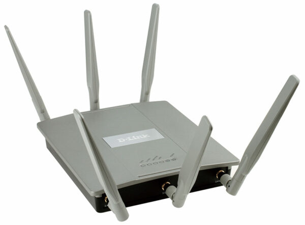 точка доступа / D-Link DAP-2695/A1A / DAP-2695,DAP-2695/A1A AC1750 Wi-Fi PoE Access Point, 2x1000Base-T LAN, 3x4dBi (2.4GHz)+3x6dBi (5GHz) detachable antennas, RJ45 Console, w/o PoE base/console cable