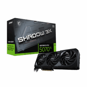 Видеокарта / MSI GeForce RTX 5070 Ti 16G SHADOW 3X OC / GeForce RTX 5070 Ti 16G SHADOW 3X OC