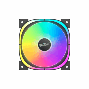 Кулер для корпуса / PCCooler EF 120 ARGB BK 3 IN 1 / Кулер для корпуса/ Case Cooler PCCooler EF 120 ARGB BK 3 IN 1 (120x120x25mm, 4-pin PWM, ARGB, 37.98CFM, 25.7dBA, 1500RPM, Black, 3pcs)