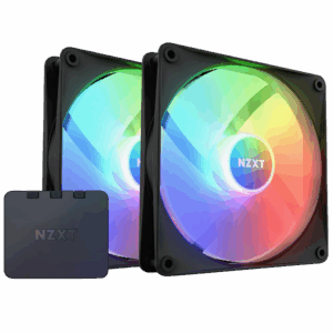 Кулер для корпуса ПК / NZXT F140 RGB Core Twin Pack RF-C14DF-B1 / Кулер для корпуса ПК/ Case Cooler NZXT F140 RGB Core Twin Pack (140x140x25mm, 4-pin PWM, RGB, 89.48CFM, 32.5dBA, 1800RPM, Black, 2pcs)