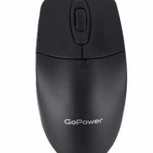Мышь / Мышь проводная GoPower GPM01 (00-00030984) / Мышь/ Мышь проводная GoPower GPM01 классическая USB черный (1/100)