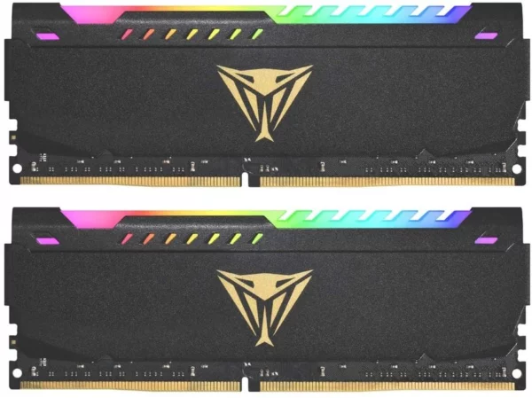 Память DDR4 2x16GB 3600MHz Patriot PVSR432G360C0K Viper Steel RGB RTL Gaming PC4-28800 CL20 DIMM 288-pin 1.35В dual rank с радиатором Ret