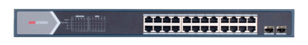 Коммутатор Hikvision DS-3E1526P-E 24x1Гбит/с 2SFP 24PoE+ 370W управляемый