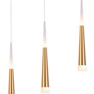 Светильник Hiper Cone H822-1 подвес. 3000K цв.св.:белый теплый белый/золотистый