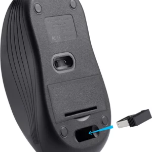 Мышь Defender Bit MB-205 черный оптическая 1200dpi silent беспров. USB 2but (52205)