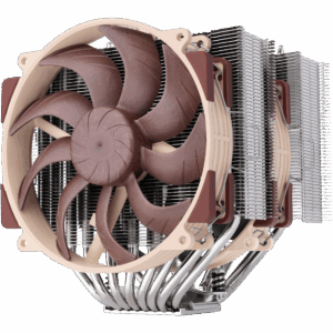 Кулер для процессора / Noctua NH-D15 G2 HBC / Кулер для процессора/ CPU Cooler Noctua NH-D15 G2 HBC (228W, 4-pin PWM, 168mm, Al/Cu, 8x6mm, 2x140mm, 91.5CFM, 24.8dBA, 1500RPM, S 1851/1700/1200/115X, AM5/AM4, Beige/Brown)