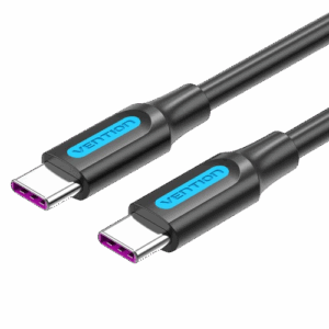 Кабель Vention USB 2.0 CM/CM 5А PD100W - 2м. Черный, шт. / Vention COTBH / Кабель Vention USB 2.0 CM/CM 5А PD100W - 2м. Черный, шт.
