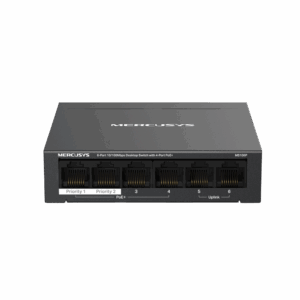 Коммутатор / Mercusys MS106P / Коммутатор/ 6-Port 10/100Mbps Desktop Switch with 4-Port PoE+