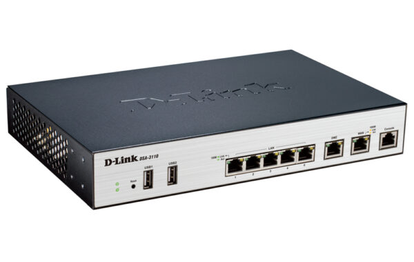 Маршрутизатор / D-Link DSA-3110/A1A / Маршрутизатор/ PPTP/PPPoE access concentrator (Standard F/W), 4x100Base-TX configurable, 3x100Base-TX, RJ45 Console