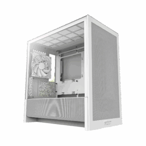 Корпус без блока питания / NZXT H3 Flow CC-H31FW-01 / Корпус без блока питания/ Case NZXT H3 Flow (2025), Midi-Tower, TG, 1x120mm, 1xUSB-A 3.2 + 1xUSB-C 3.2, mATX, mITX White
