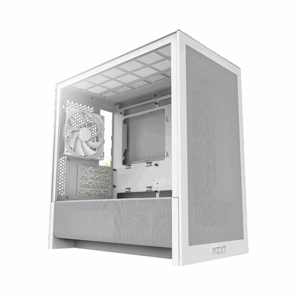 Корпус без блока питания / NZXT H3 Flow CC-H31FW-01 / Корпус без блока питания/ Case NZXT H3 Flow (2025), Midi-Tower, TG, 1x120mm, 1xUSB-A 3.2 + 1xUSB-C 3.2, mATX, mITX White