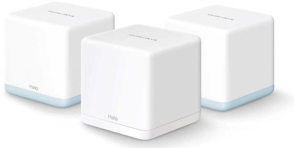 Бесшовный Mesh роутер Mercusys Halo H32G(3-pack) AC1200 100/1000/10000BASE-T белый (упак.:3шт)