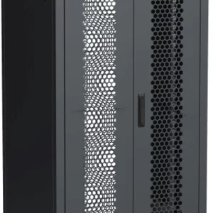 Шкаф серверный ITK Linea N (LN05-42U88-2PP) напольный 42U 800x800мм пер.дв.перфор.2ств. задн.дв.перфор. 1000кг черный 715мм 120град. 2055мм IP00