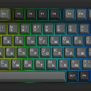 Клавиатура Akko 5075B Plus механическая черный/серебристый беспроводная BT Multimedia for gamer LED