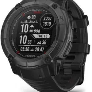 Смарт-часы Garmin Instinct 2X Solar Tactical Edition 50мм 1" MIP корп.черный рем.черный (010-02805-03)
