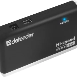 Разветвитель USB 2.0 Defender Quadro Infix 4порт. черный (83504)
