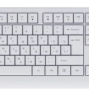 Клавиатура Acer OKW400 белый USB Multimedia (ZL.KBDEE.01B) кабель 1.8м