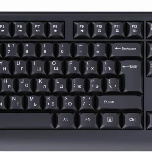 Клавиатура Acer OKW400 черный USB Multimedia (ZL.KBDEE.01C) кабель 1.8м