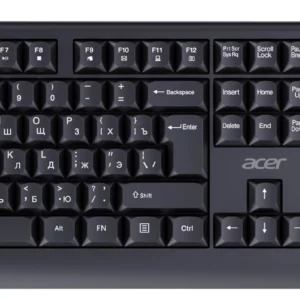 Клавиатура + мышь Acer OCC400 клав:черный мышь:черный USB (ZL.ACCCC.015)
